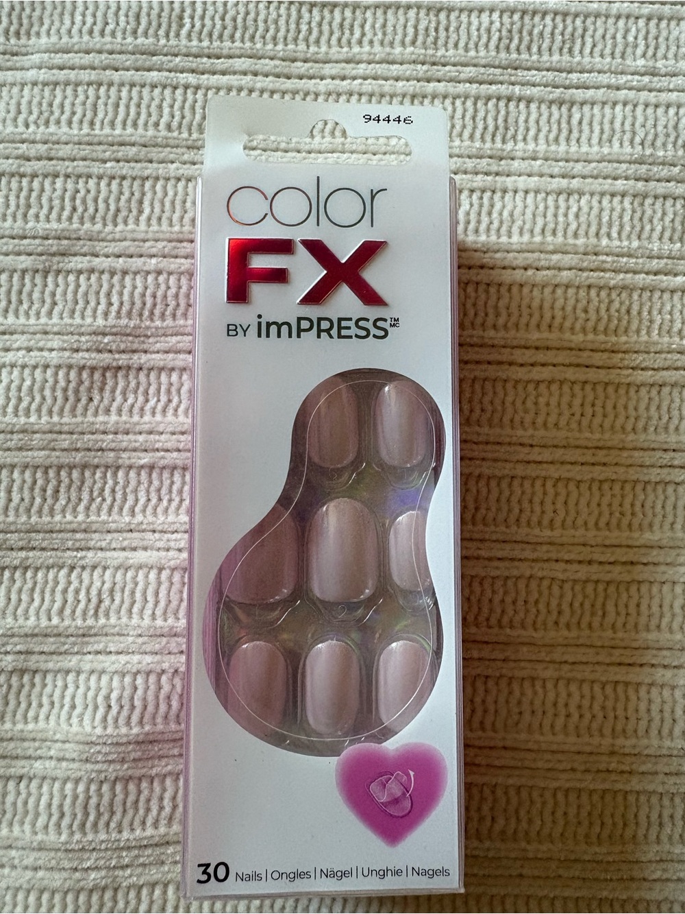 imPRESS Color FX Press-On Nails in Soft Pink Nude
